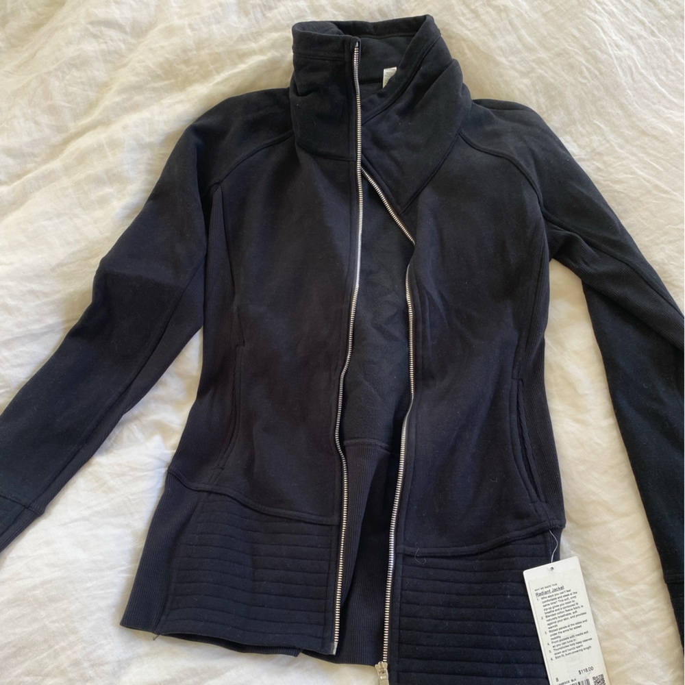 lululemon athletica Radiant Jacket black womens size 8